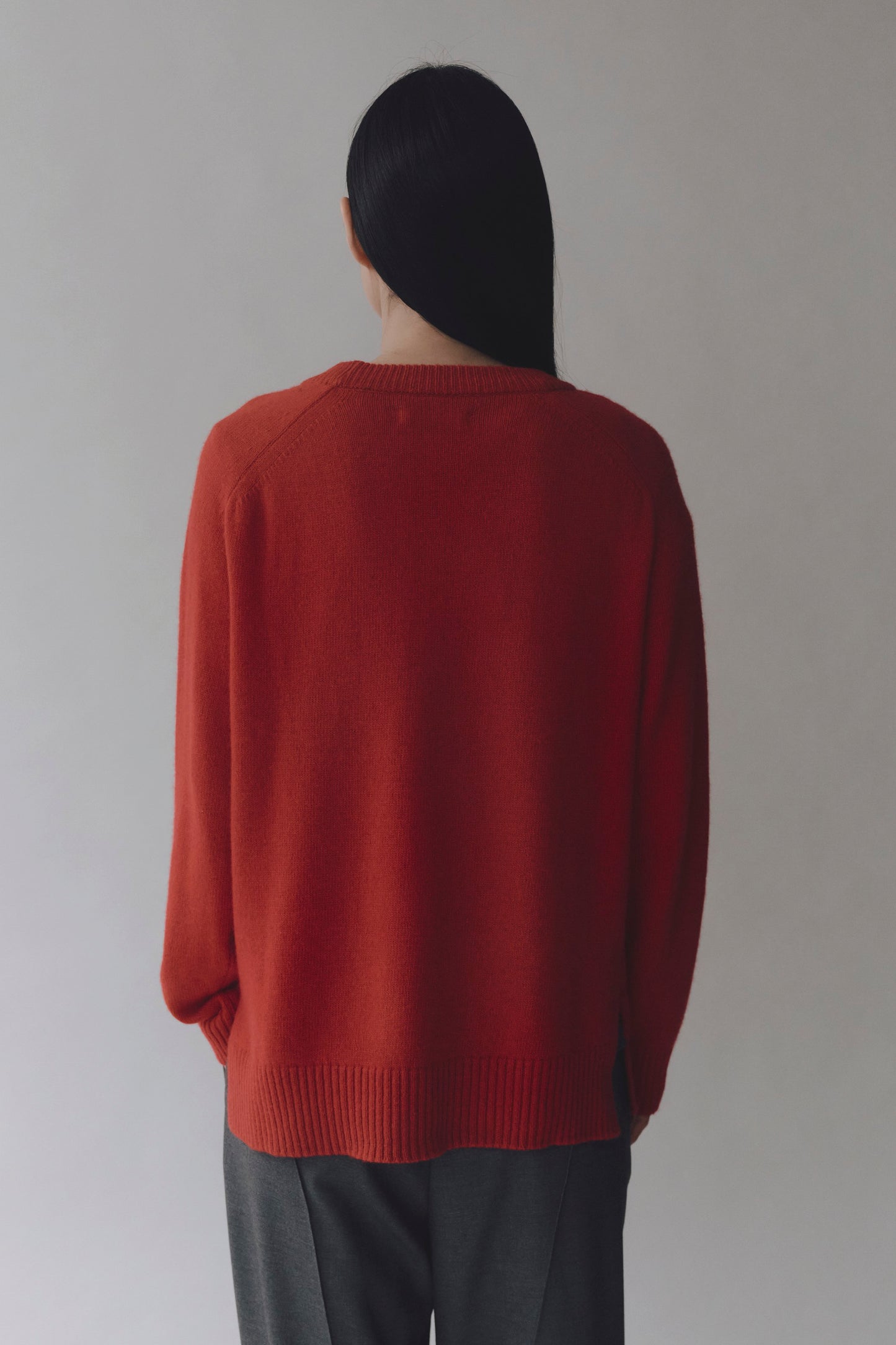 CHASHMERE BLEND CREWNECK KNIT