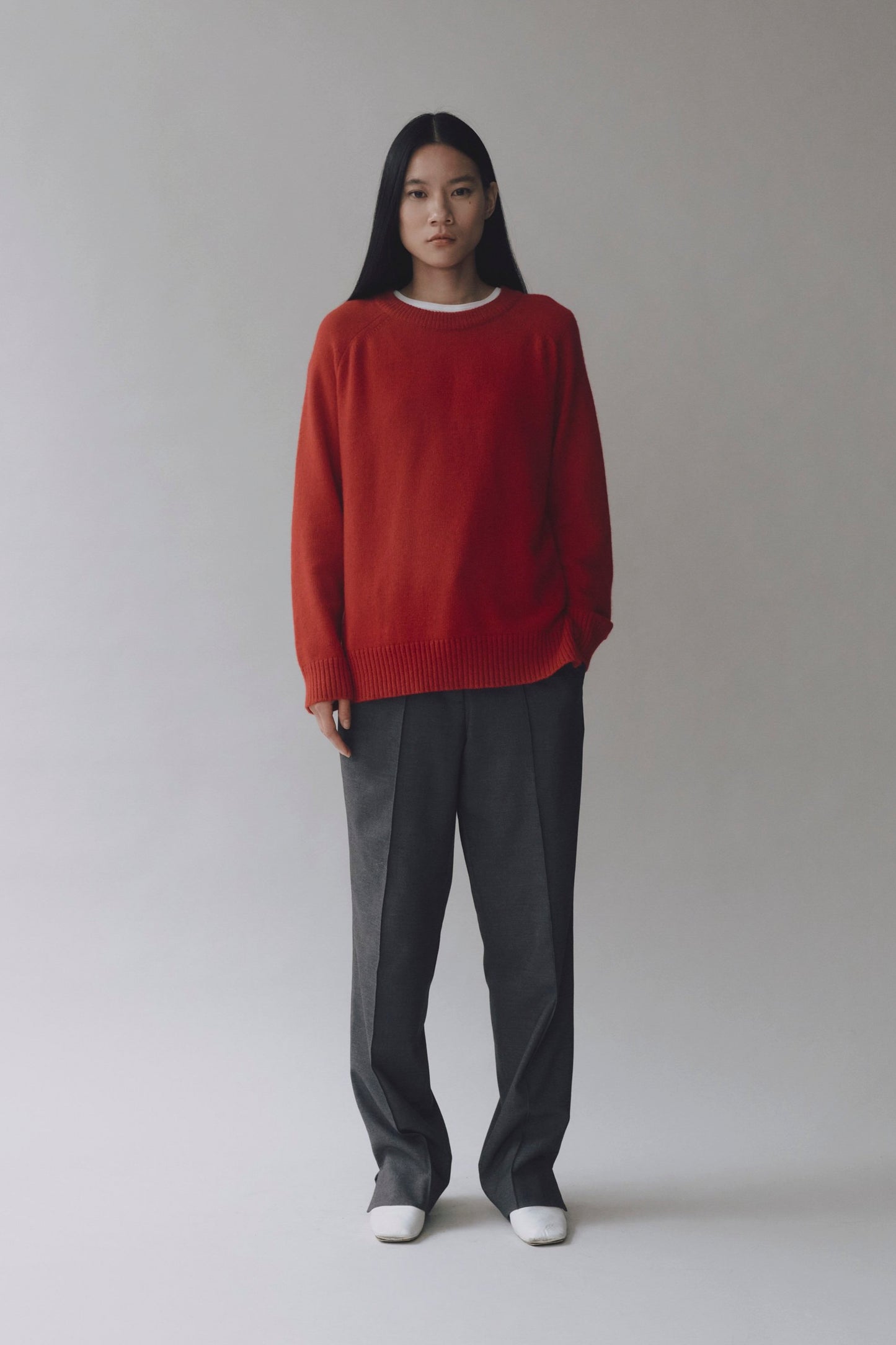 CHASHMERE BLEND CREWNECK KNIT