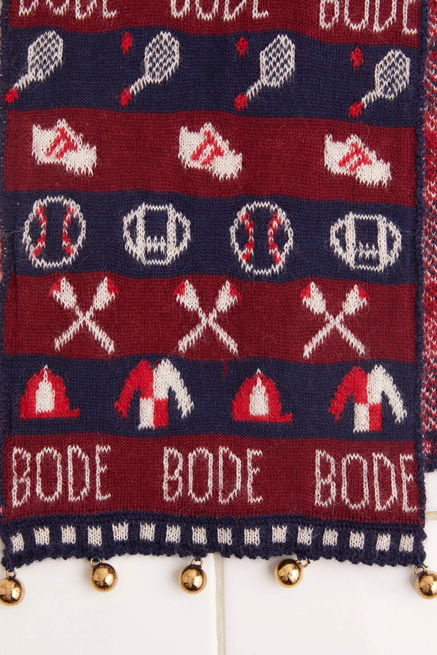 SPORTING JACQUARD SCARF