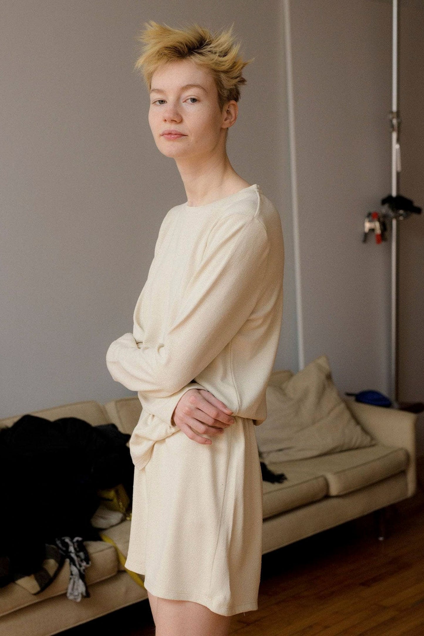 SILK LONG SLEEVE TEE