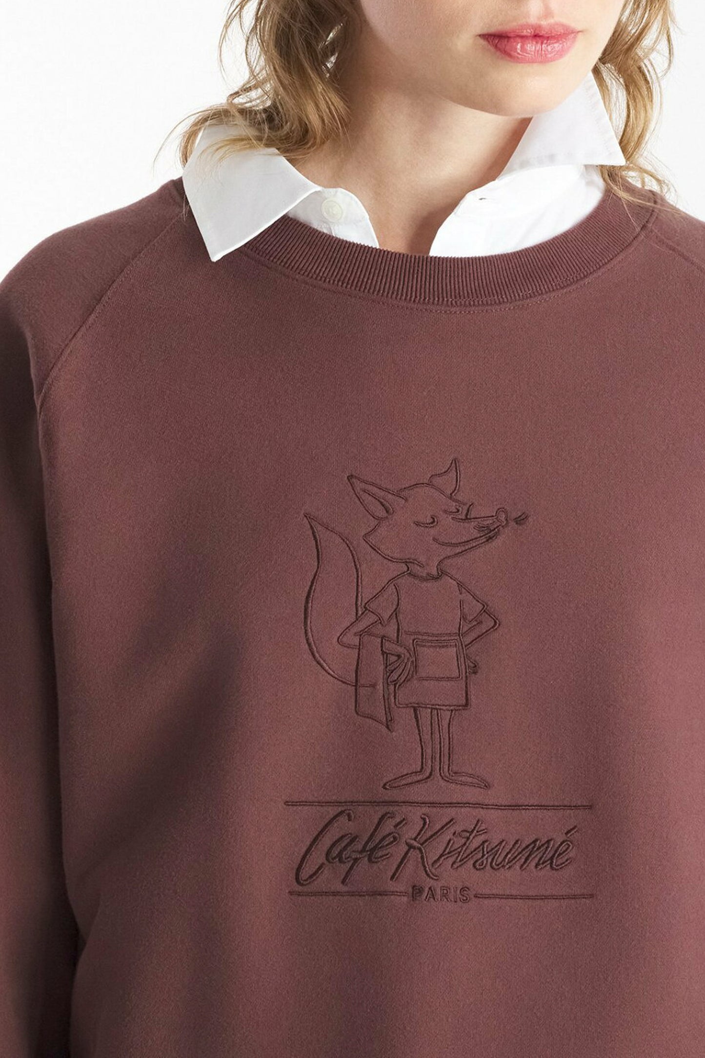 BARISTA FOX OVERSIZED RAGLAN SWEATSHIRT