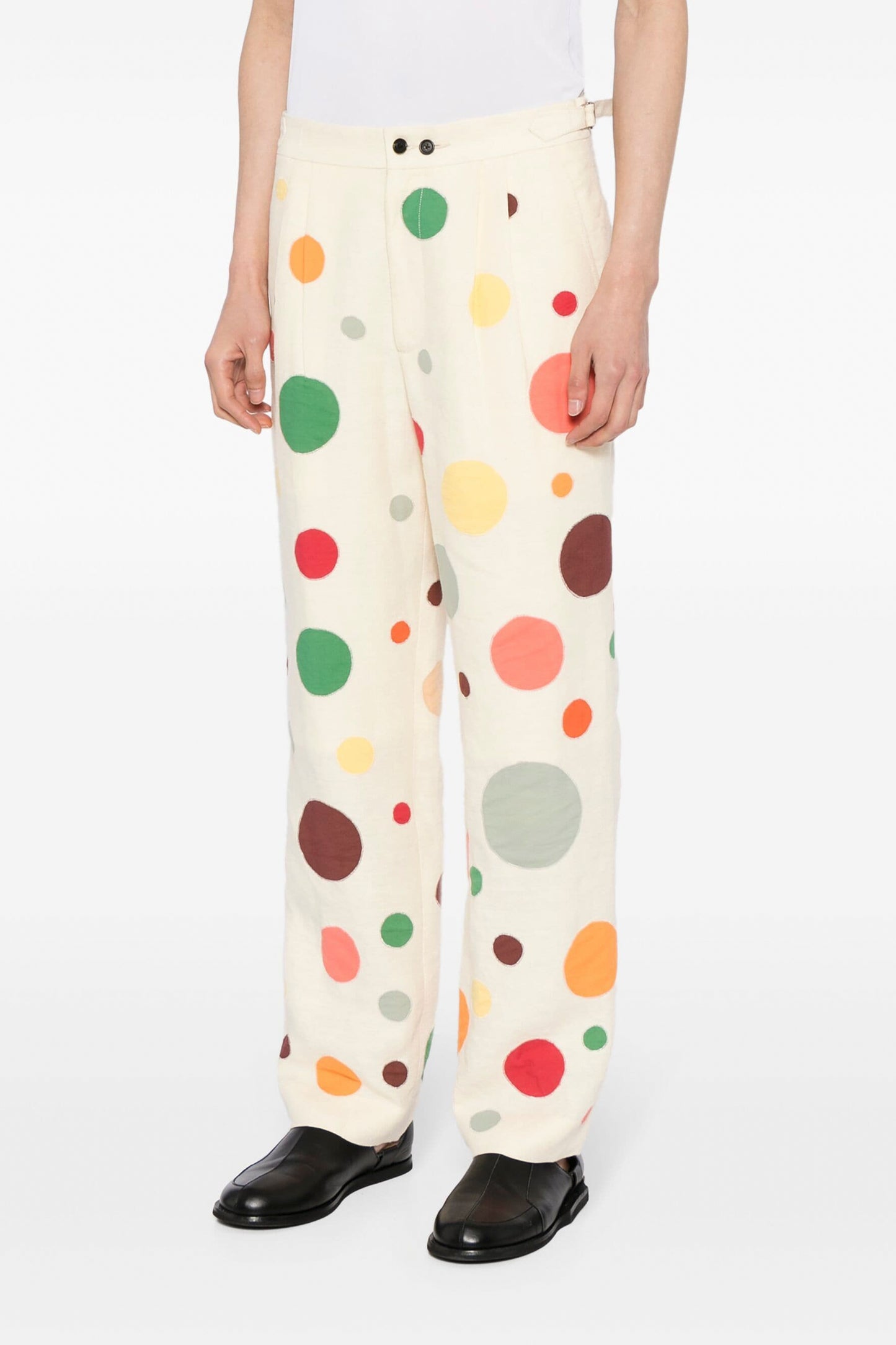 DOTTED APPLIQUÉ TROUSERS