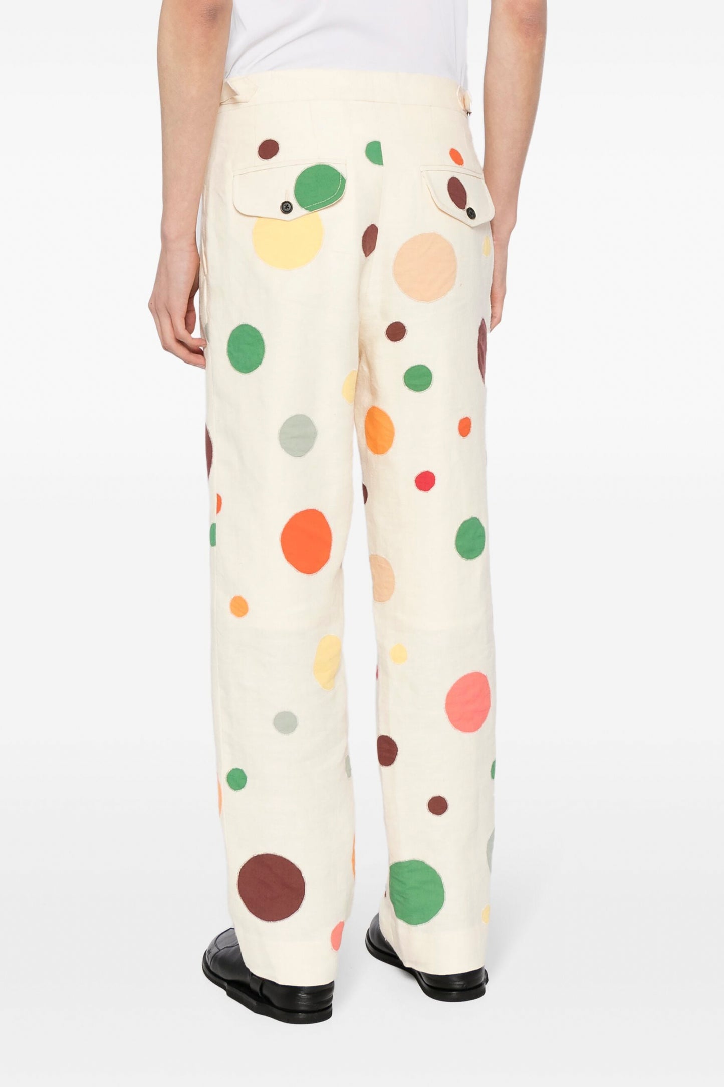 DOTTED APPLIQUÉ TROUSERS