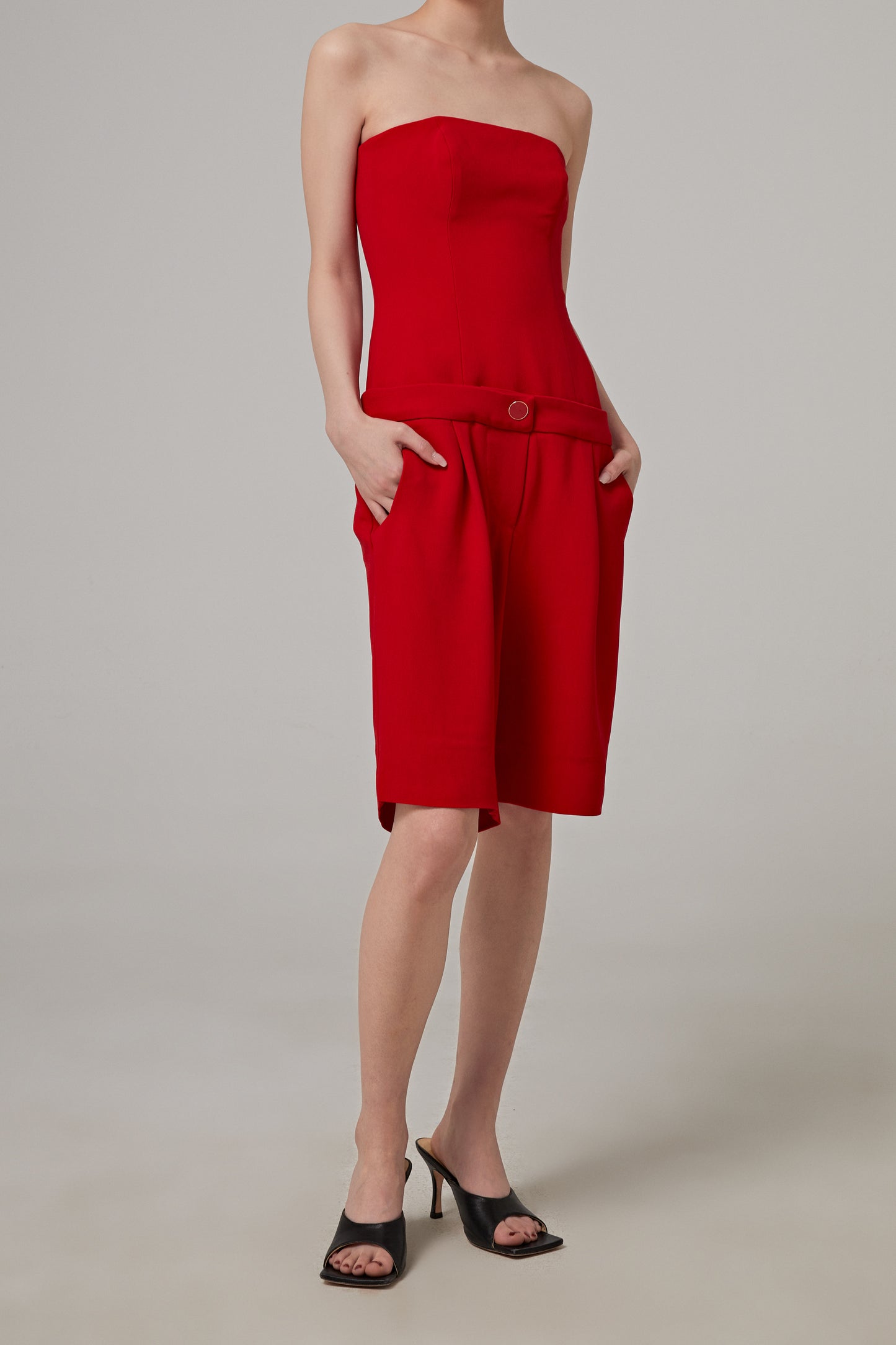 Sablé Bustier Mini Jumpsuit