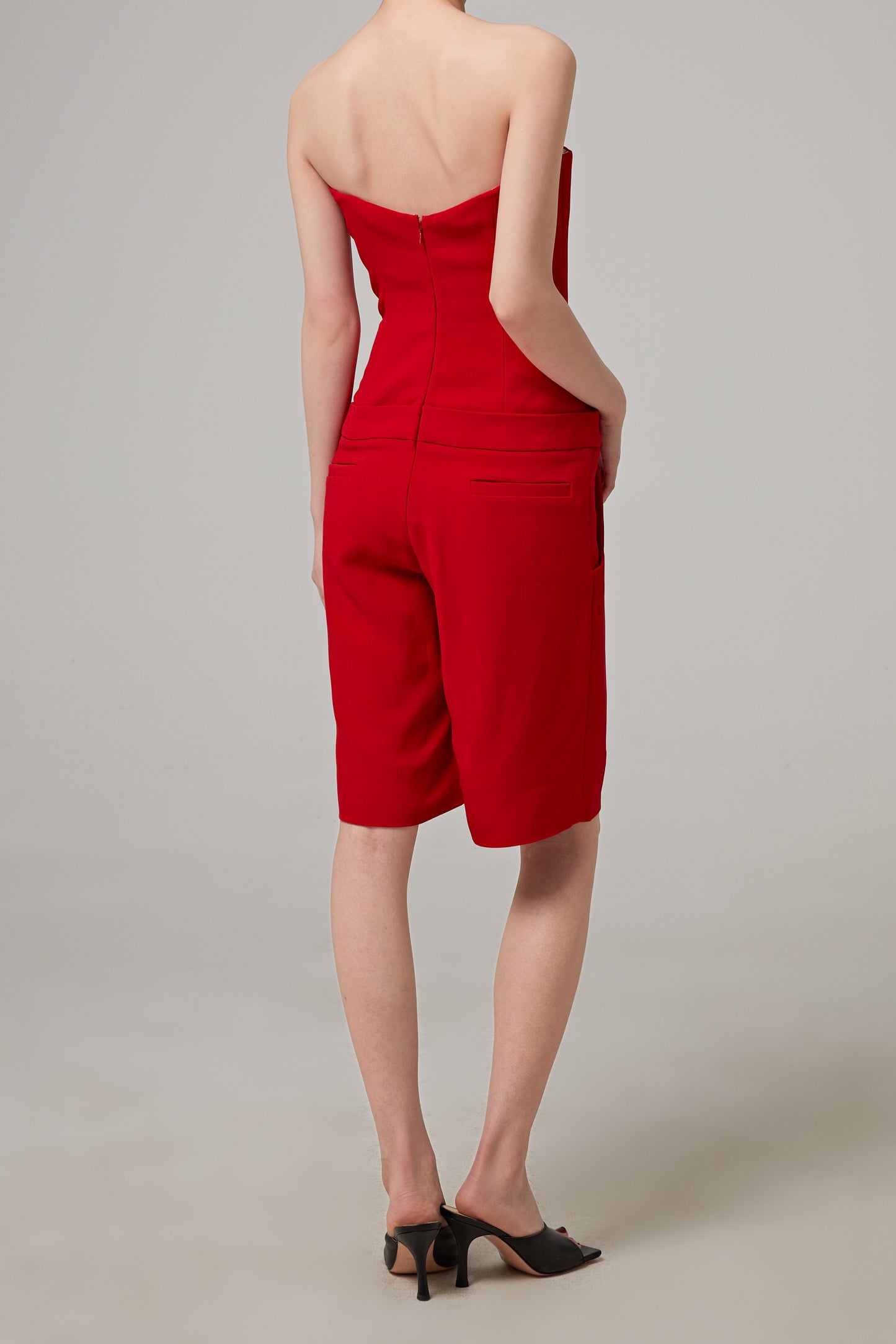 Sablé Bustier Mini Jumpsuit