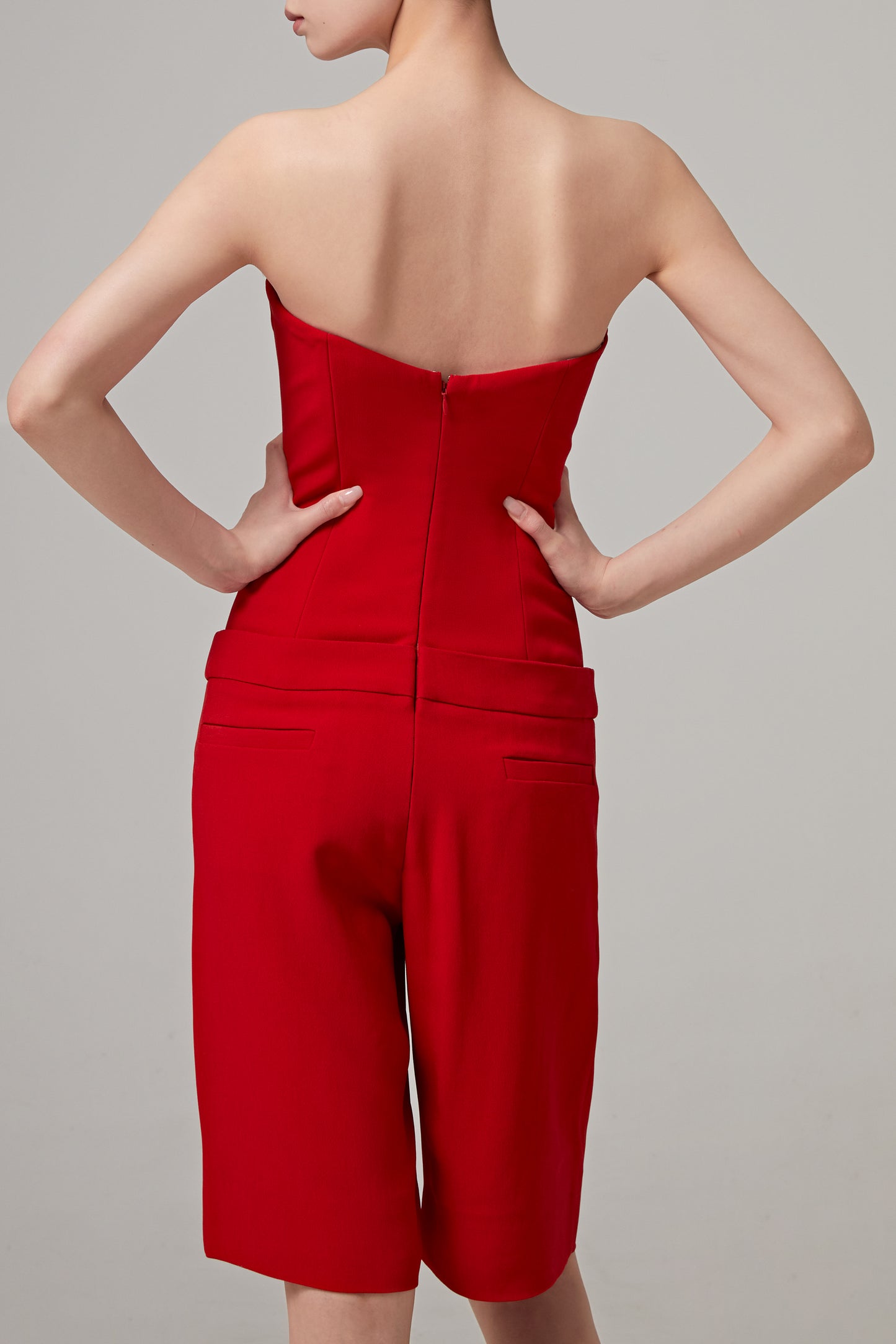 Sablé Bustier Mini Jumpsuit
