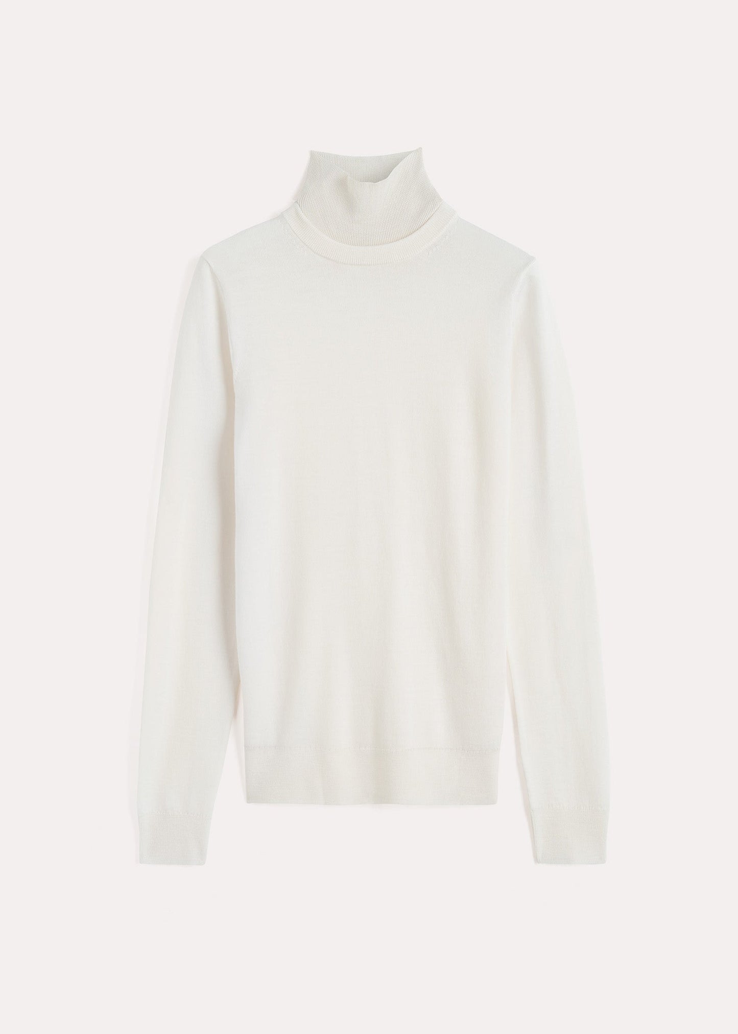 Two-Tone Turtleneck Knit