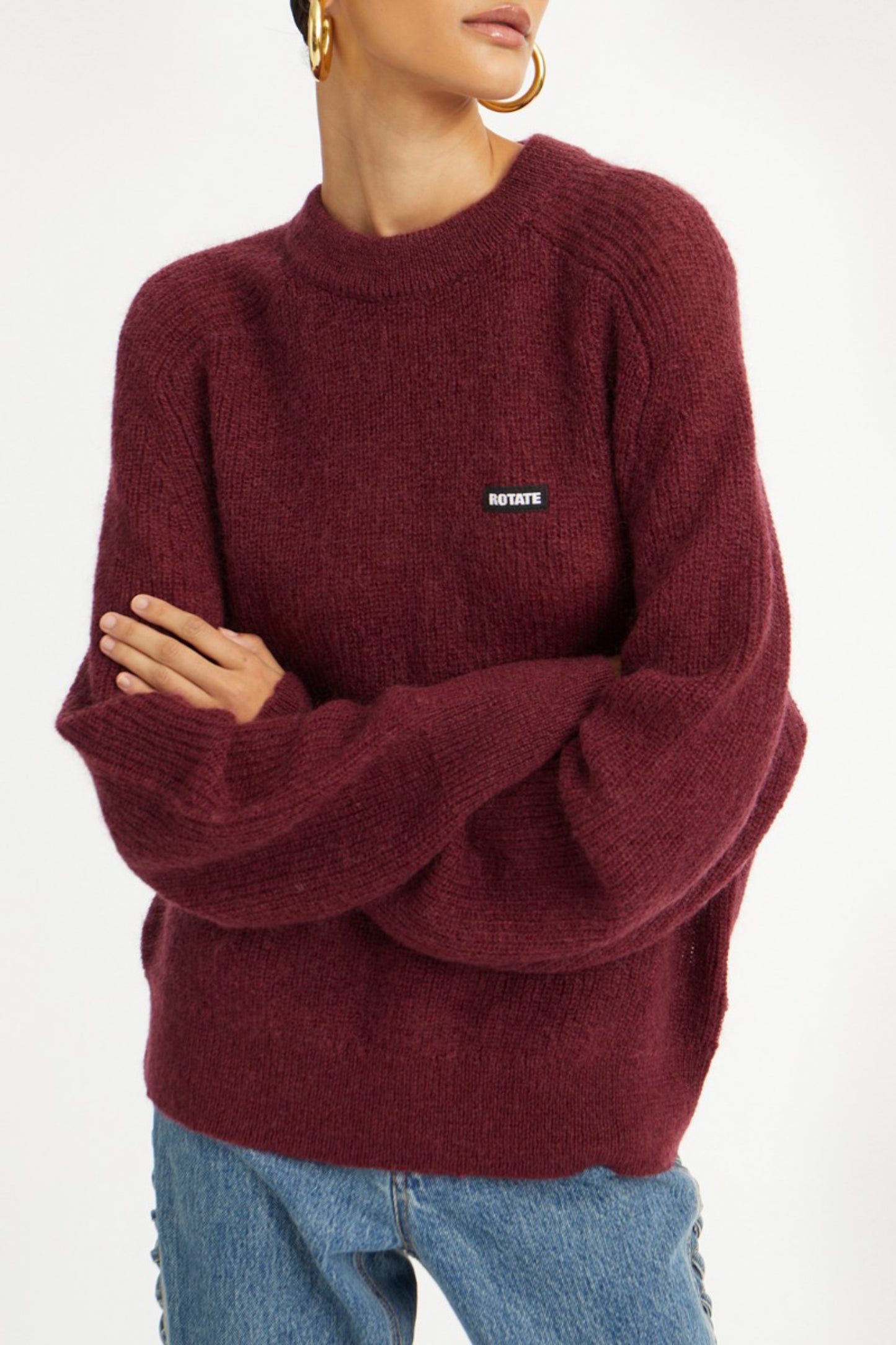 Light Knit Logo Sweater