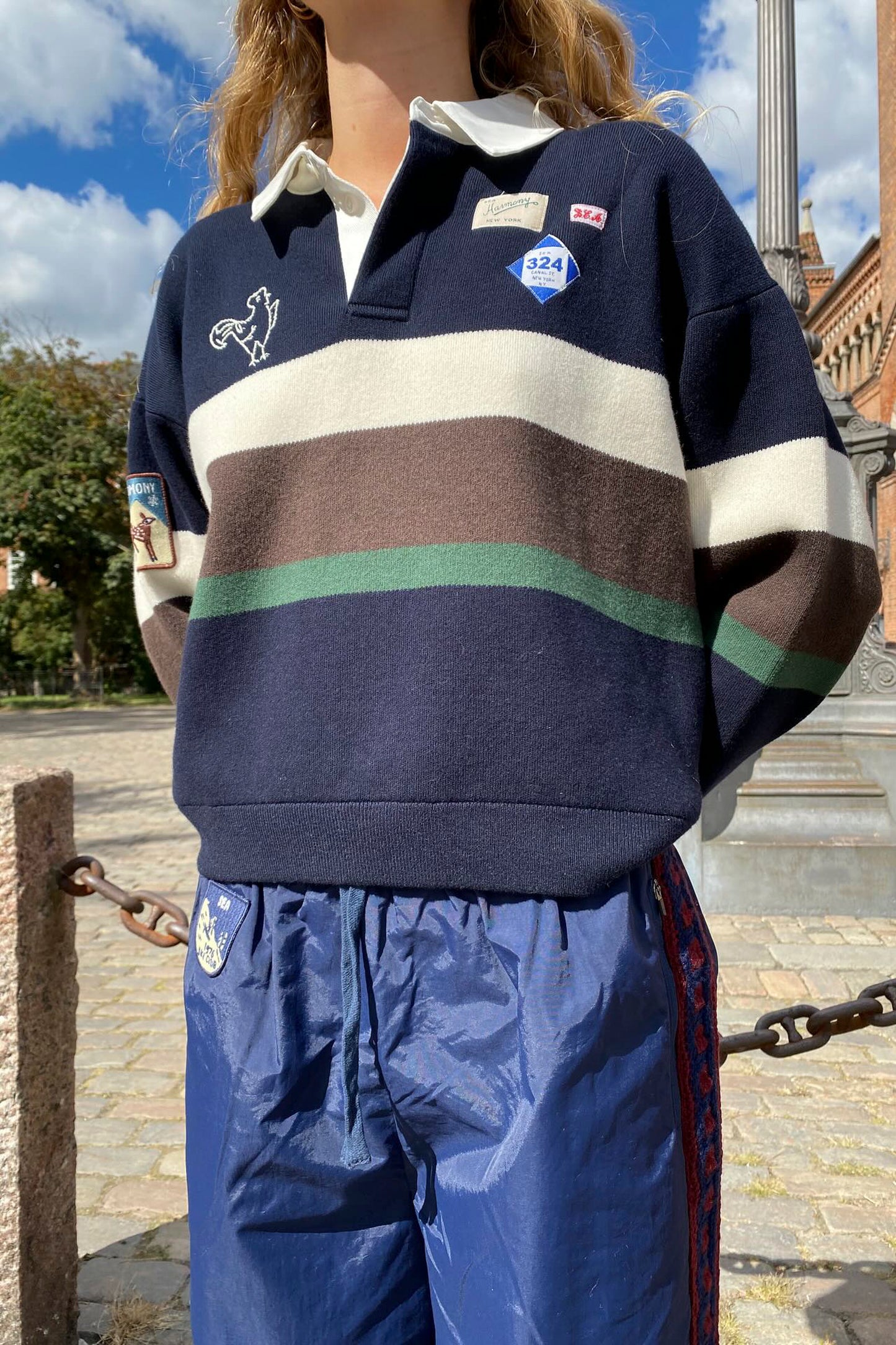 ARTHER VARSITY KNIT RUGBY SHIRT (D1)