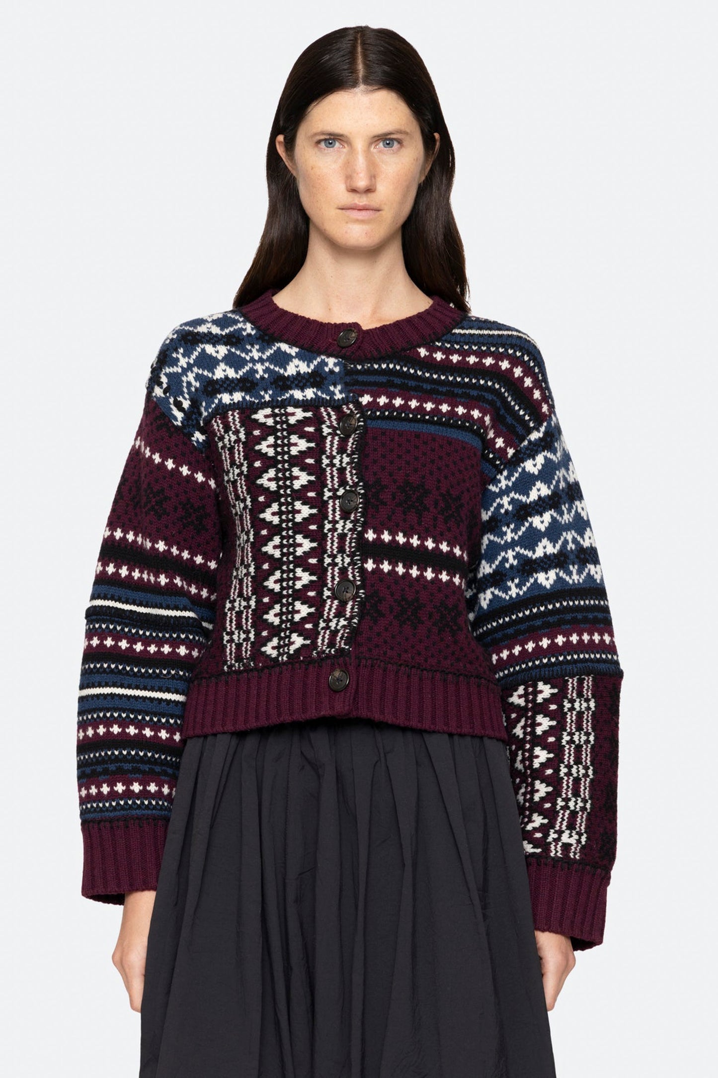 LINEA FAIR ISLE CARDIGAN (D2)