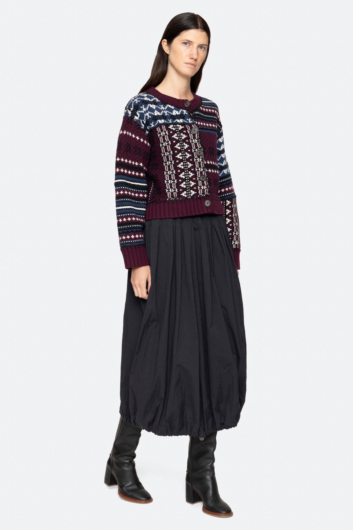 LINEA FAIR ISLE CARDIGAN (D2)