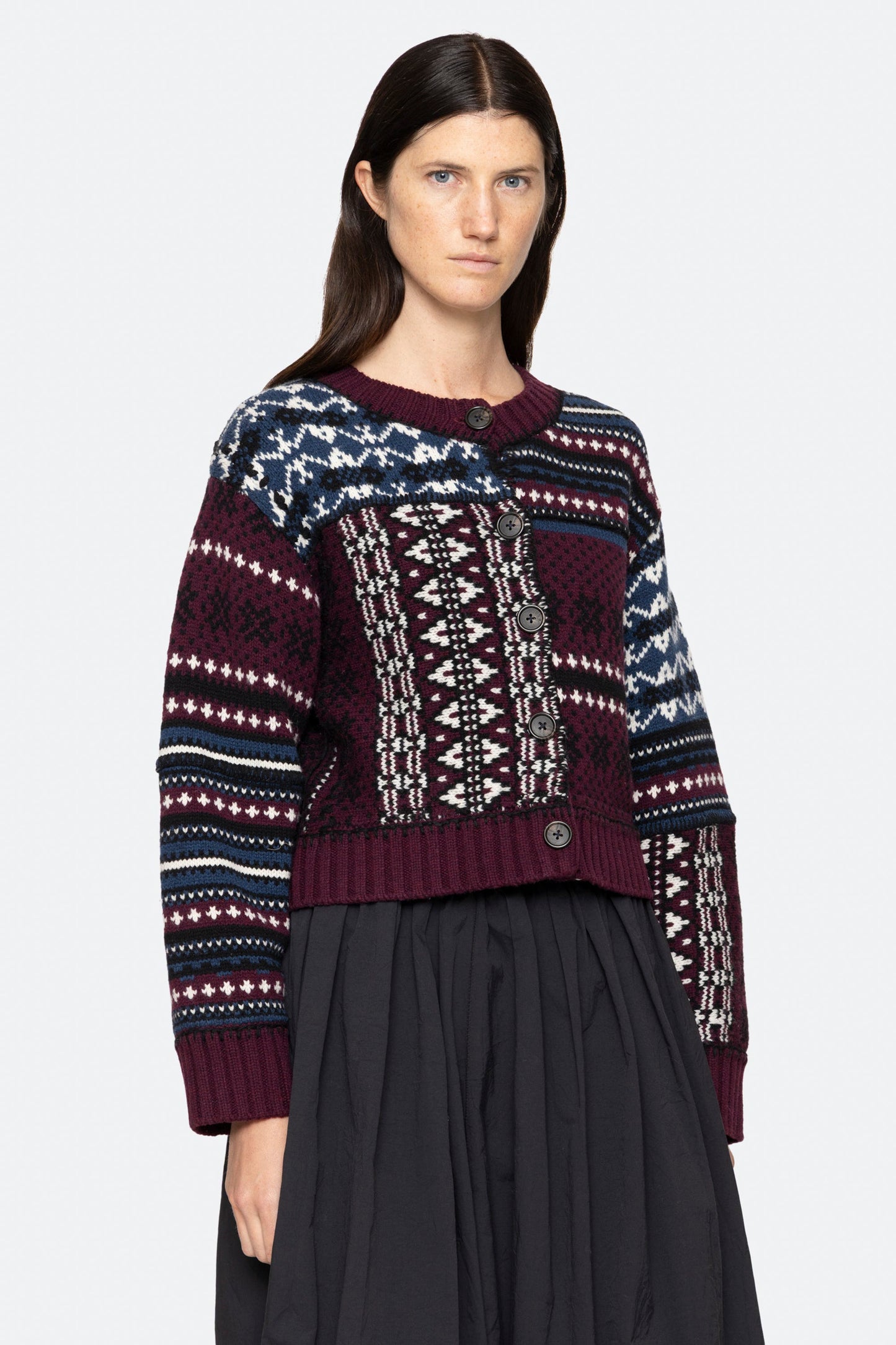 LINEA FAIR ISLE CARDIGAN (D2)