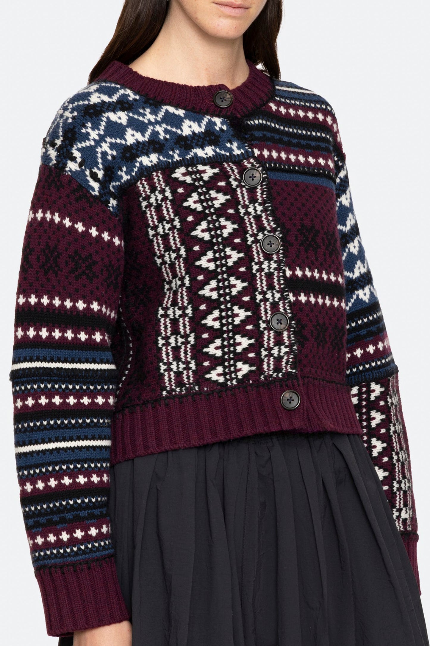 LINEA FAIR ISLE CARDIGAN (D2)