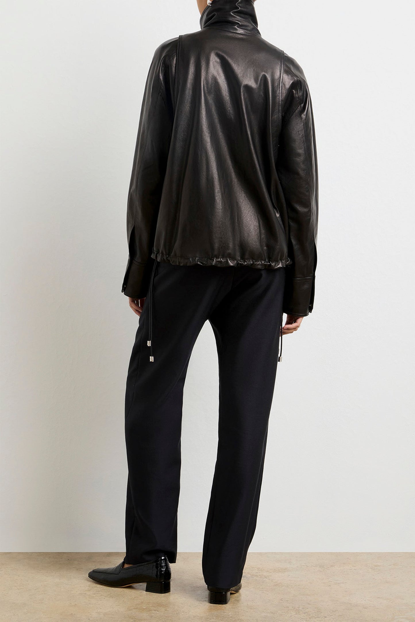 THE HARPER BALLOON JACKET W/ DRAWCORD HEM