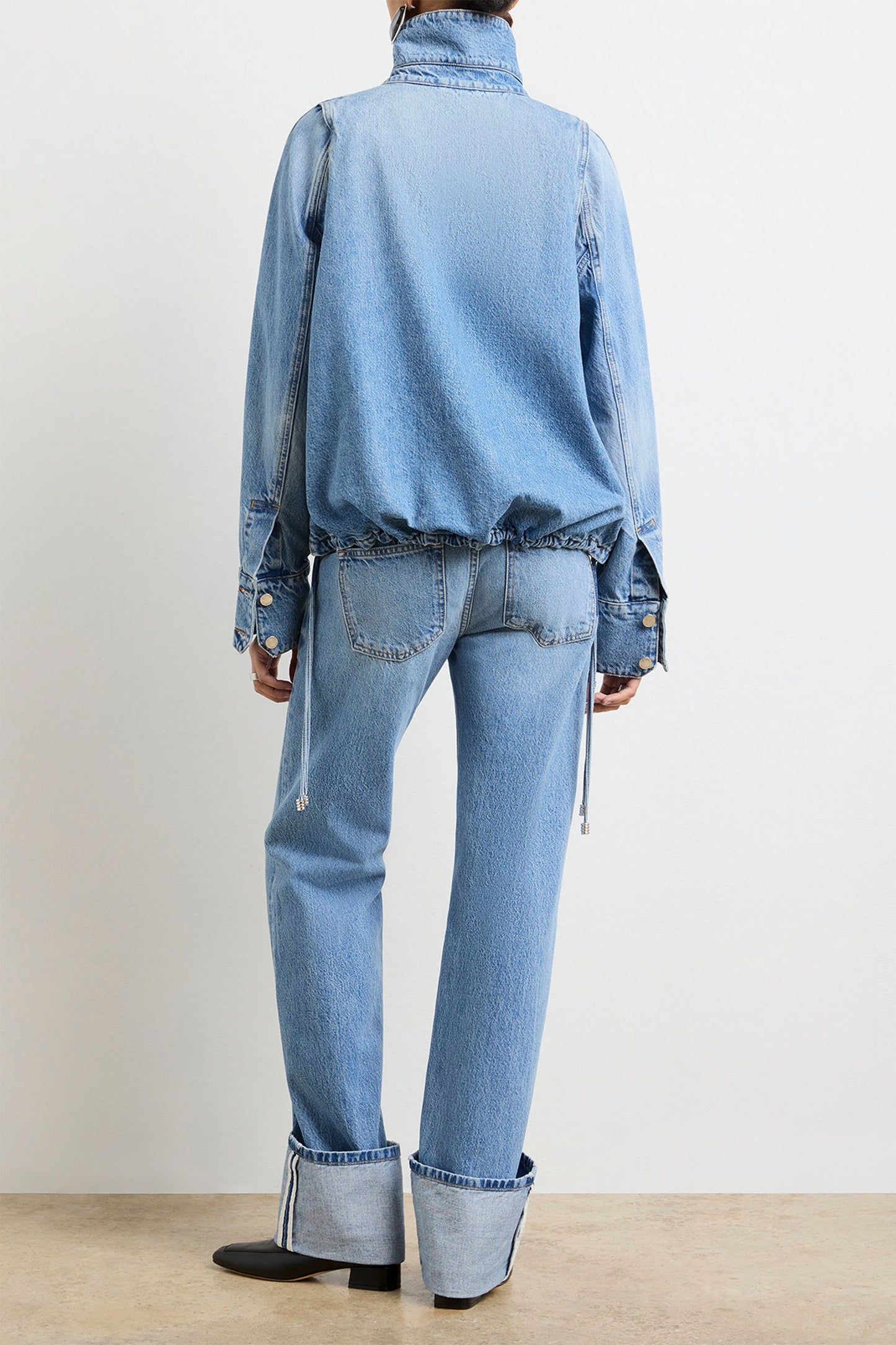 THE HARPER BALLOON JACKET W/ DRAWCORD HEM