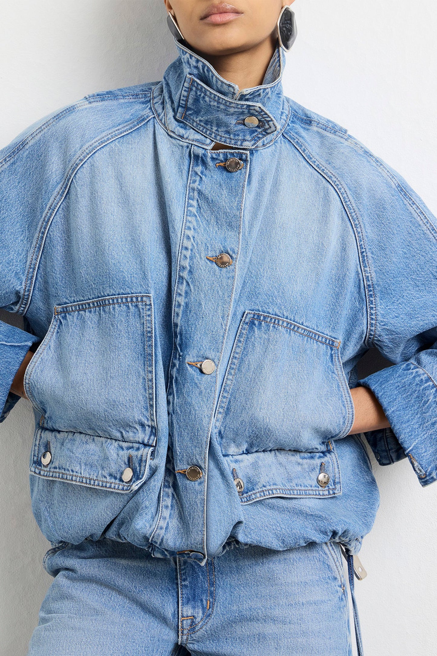 THE HARPER BALLOON JACKET W/ DRAWCORD HEM