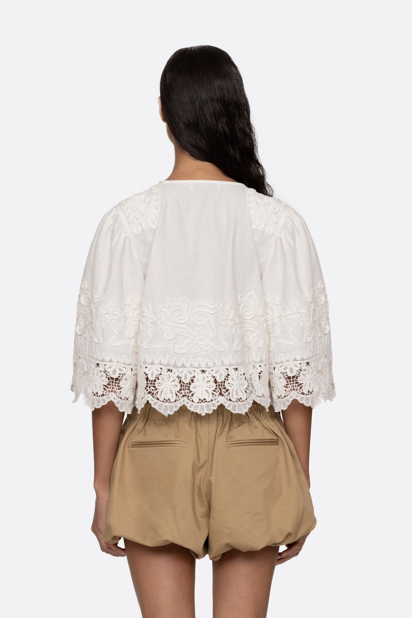 IYLA SOUTACHE S/SLV TOP (D2)