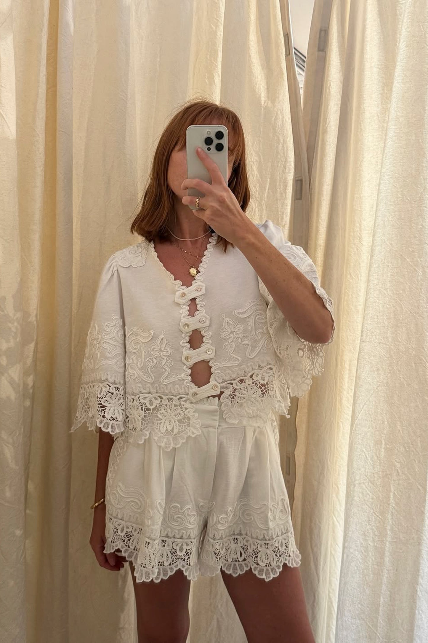 IYLA SOUTACHE S/SLV TOP (D2)