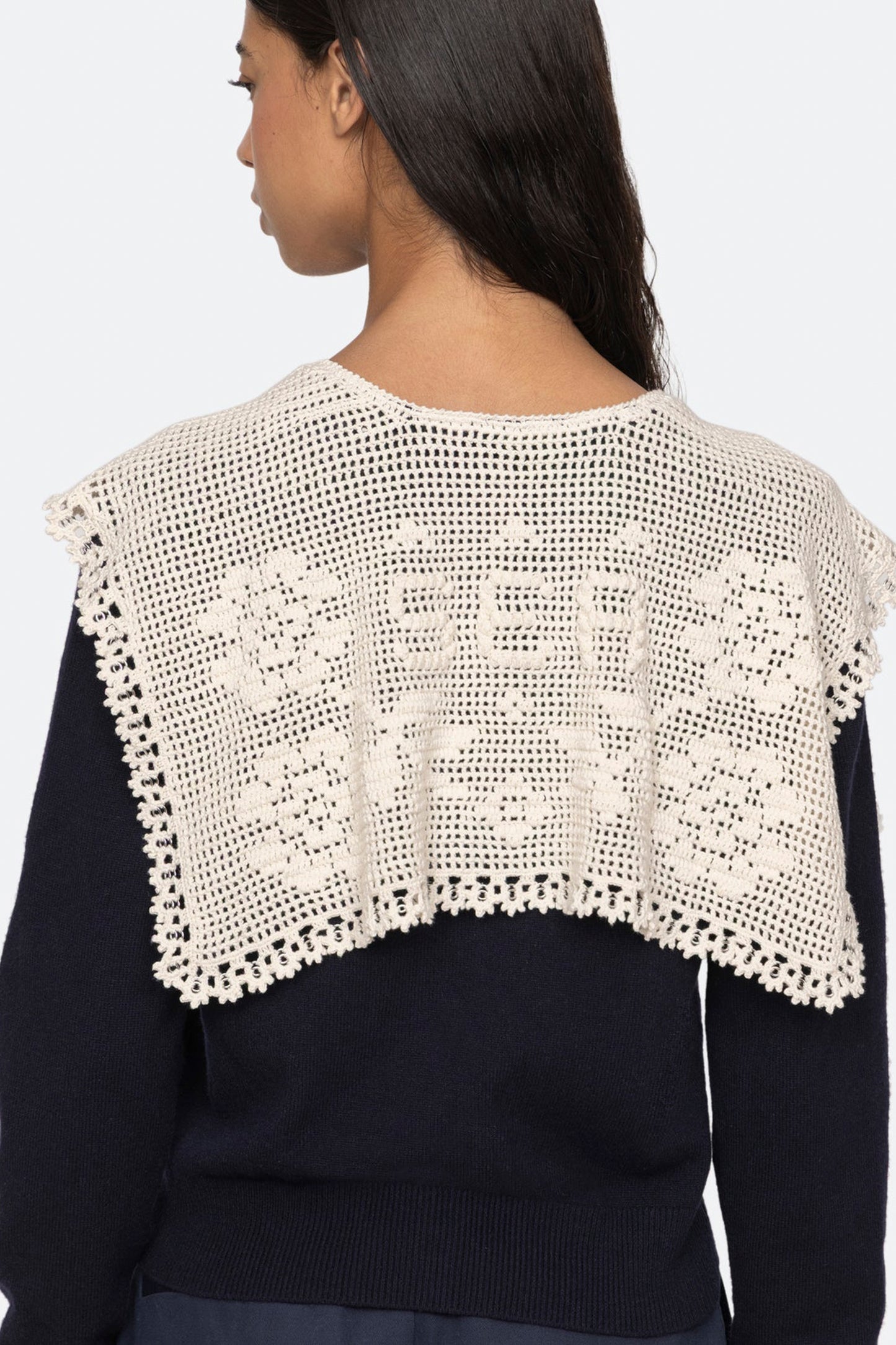 MARIE KNIT EMBROIDERY L/SLV CARDIGAN (D2)