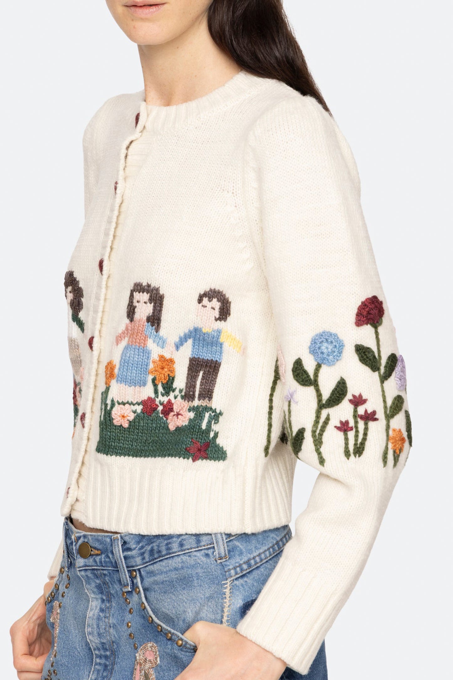 WENDIE KNIT L/SLV CARDIGAN (D2)