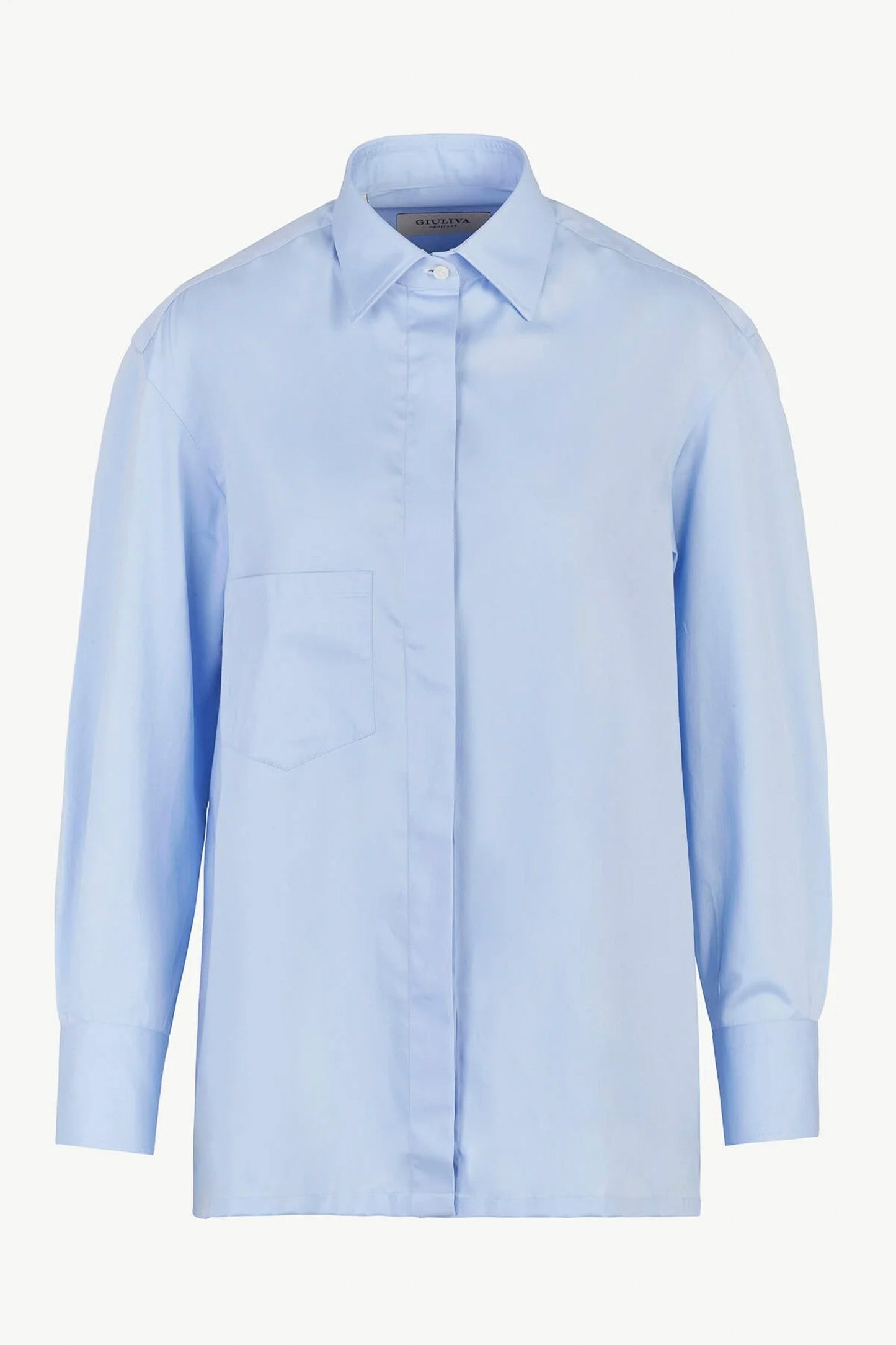 THE ALBA SHIRT COTTON LIGHT BLUE