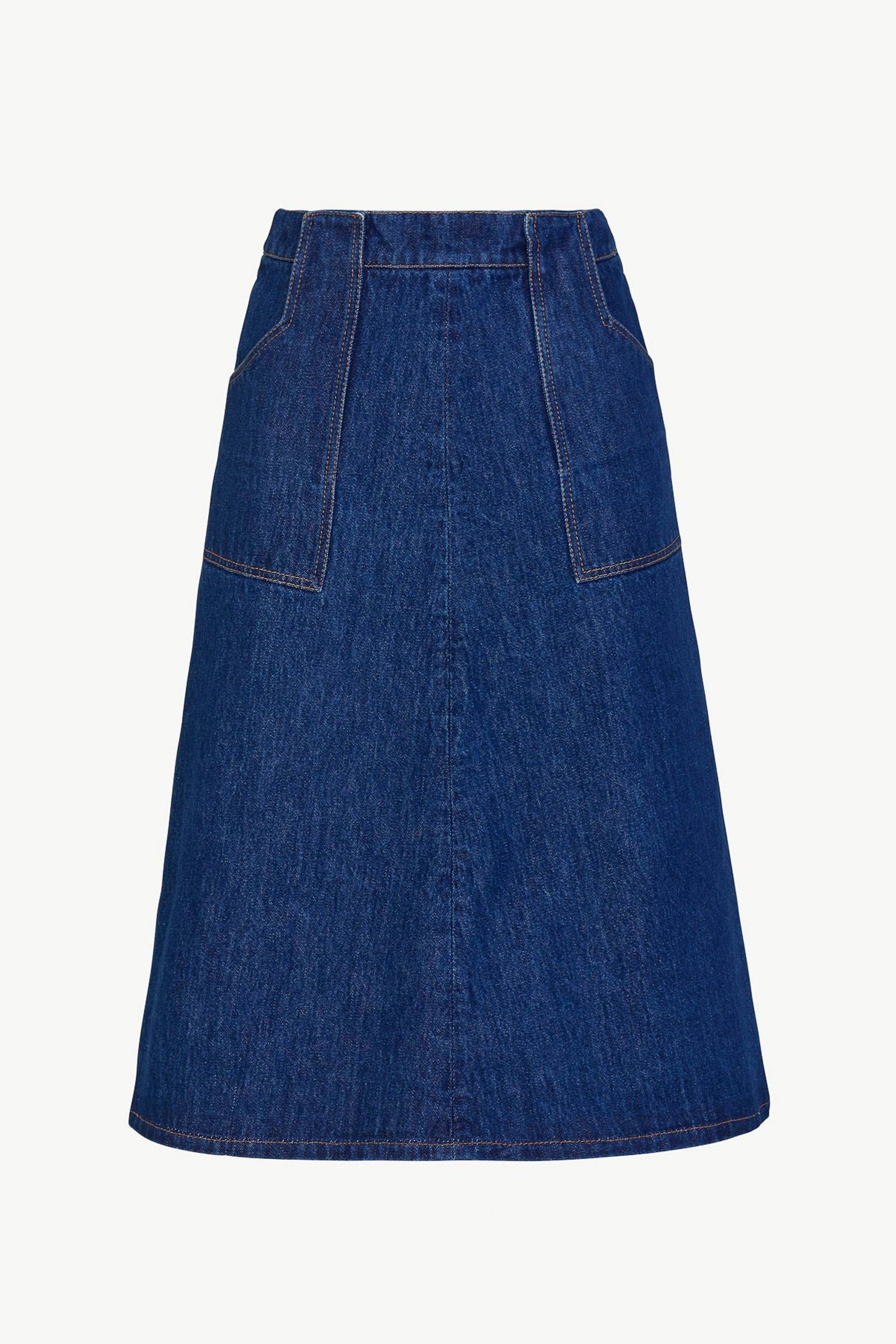 THE FLAMINIA SKIRT DENIM DARK BLUE