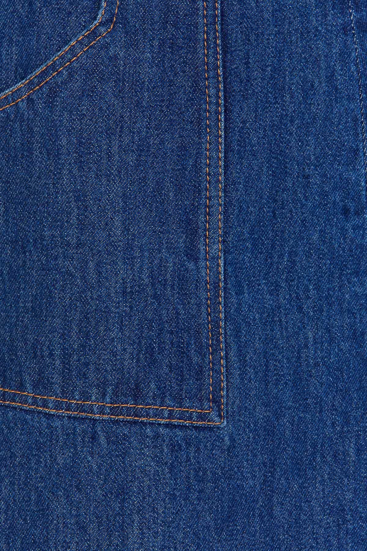 THE FLAMINIA SKIRT DENIM DARK BLUE