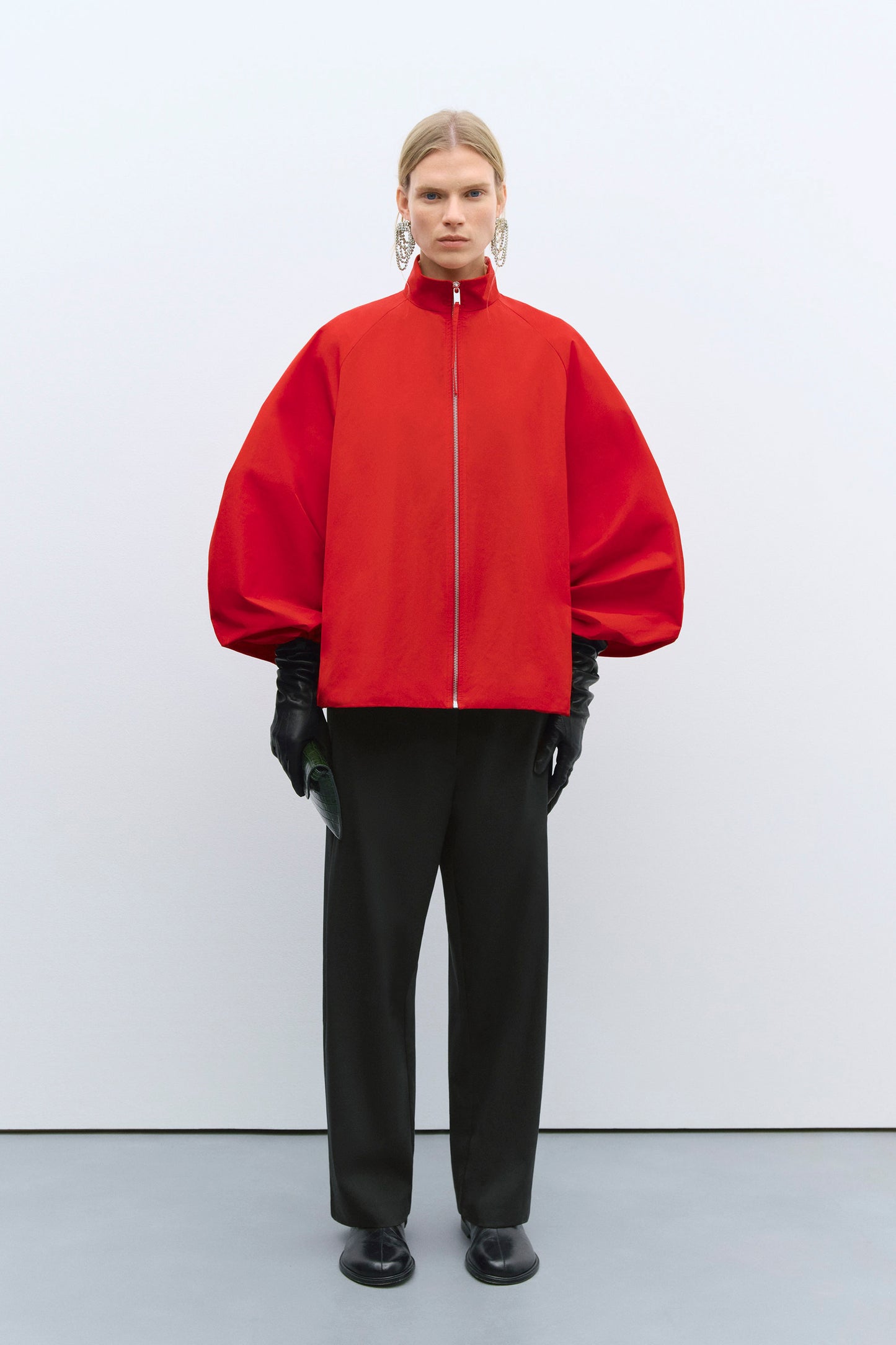 UTILITY BALLOON JACKET RED