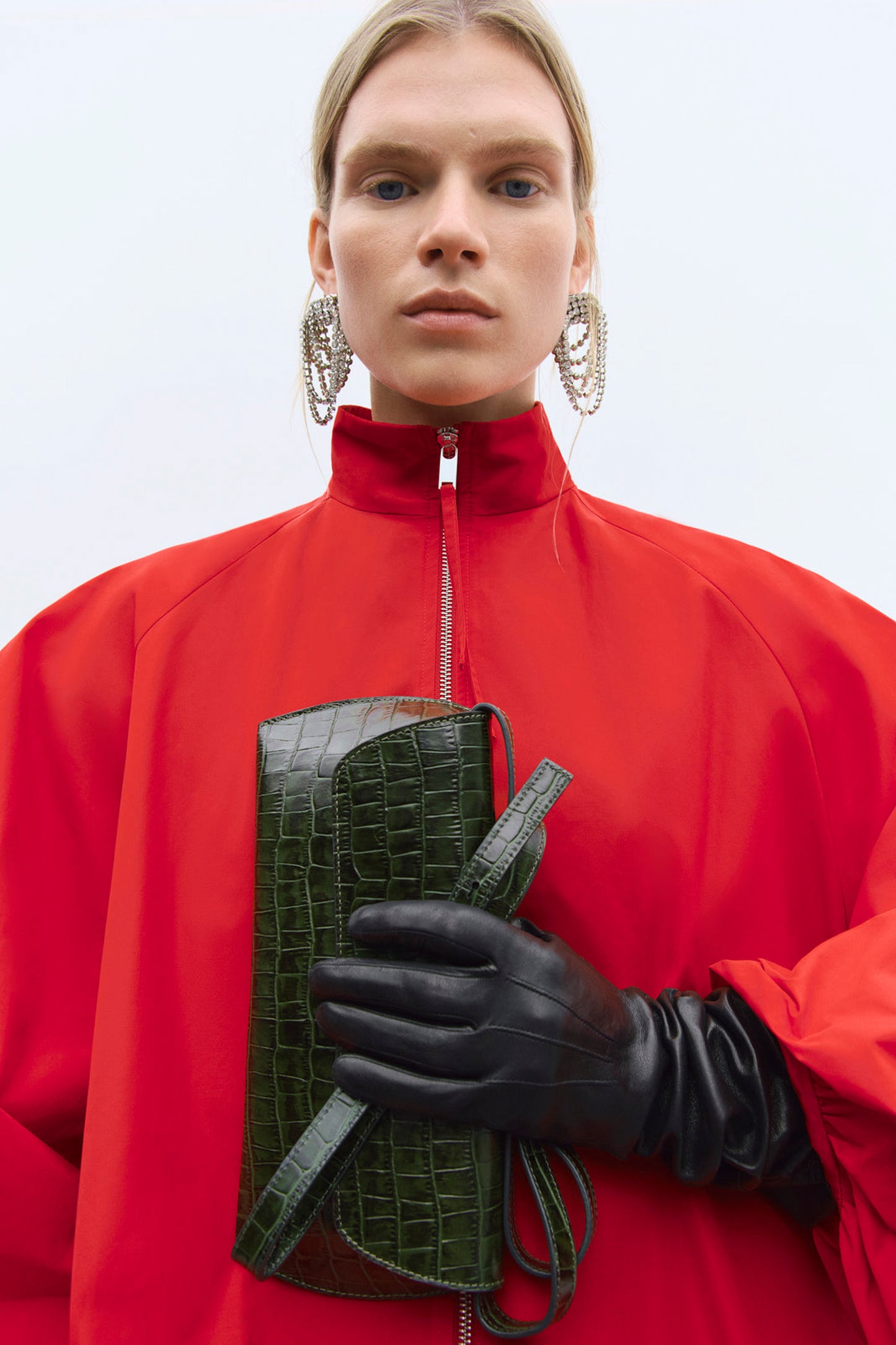 UTILITY BALLOON JACKET RED
