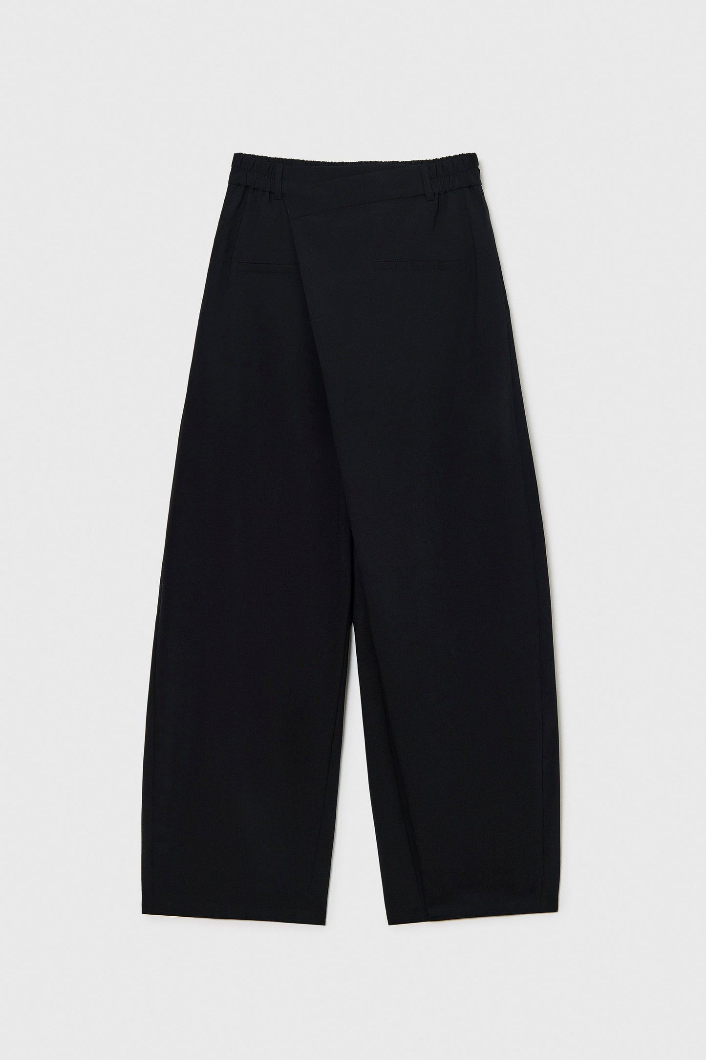 TAILORING CROSSOVER PANTS BLACK
