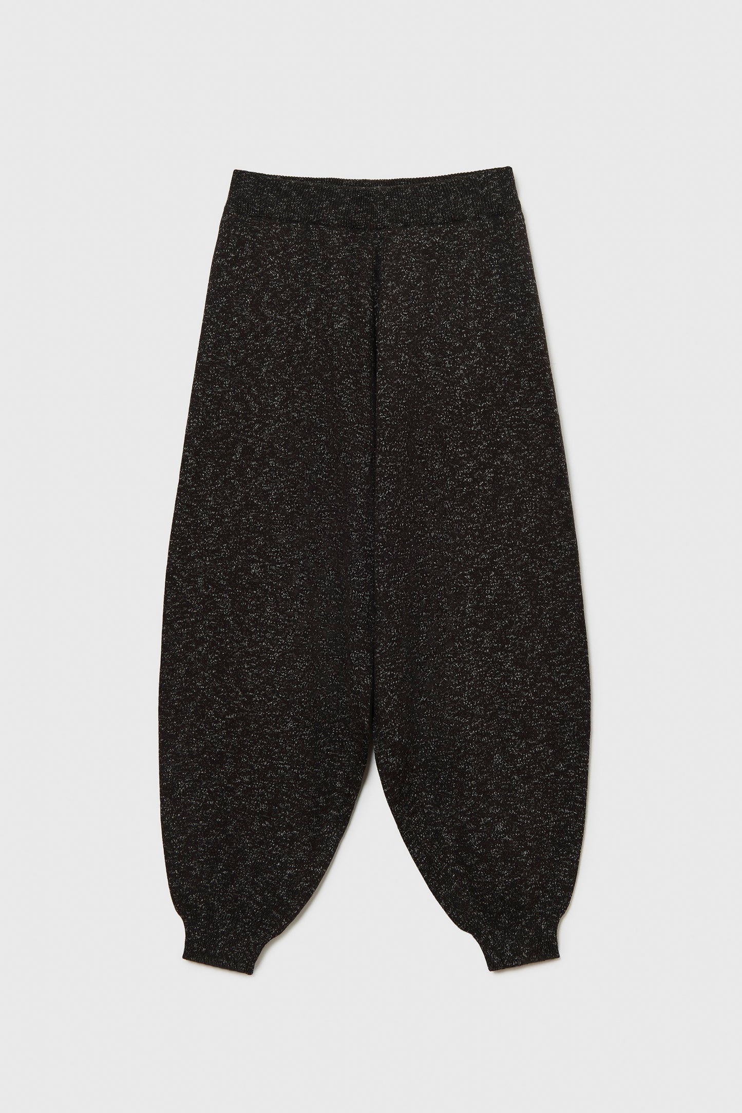 FLECKED COTTON PANTS BROWN