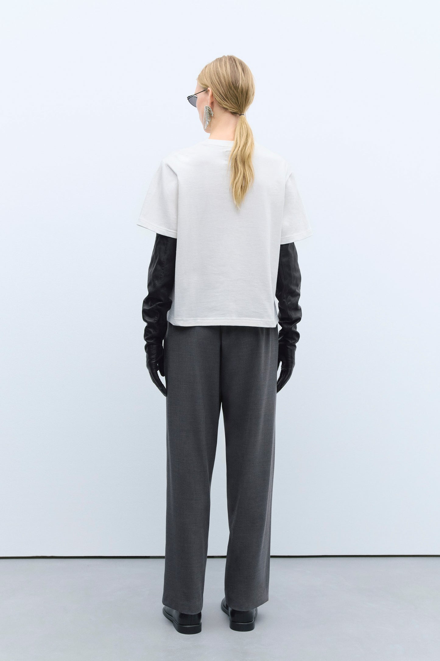 INSTANTE EMBROIDERED T-SHIRT WHITE