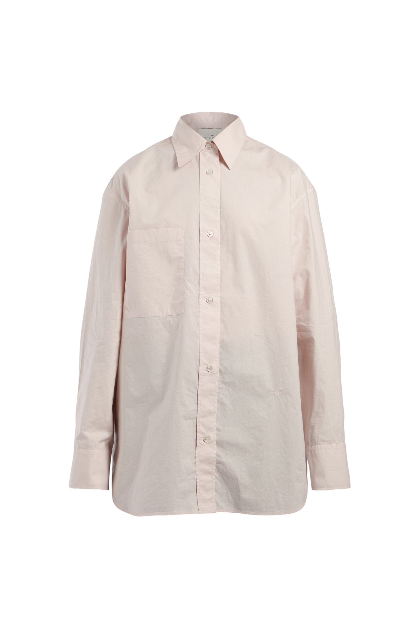 SHIRTS - OVERSIZED CLASSIC SHIRT WITH EMBROIDERY