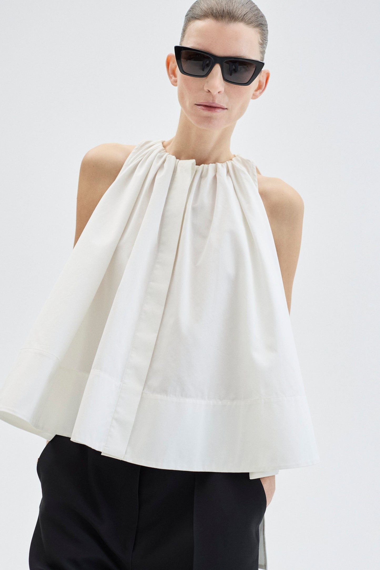 GATHERED TUNIC SHIRT