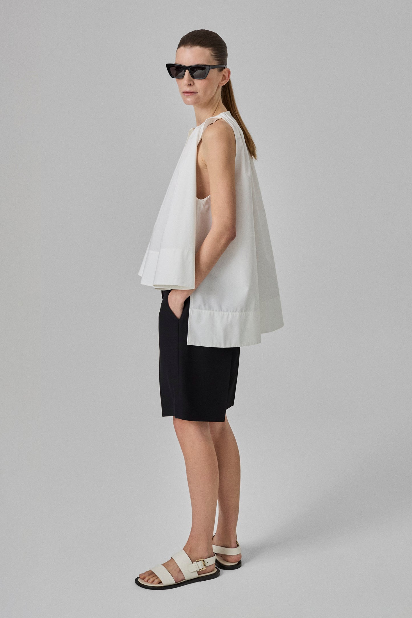 GATHERED TUNIC SHIRT