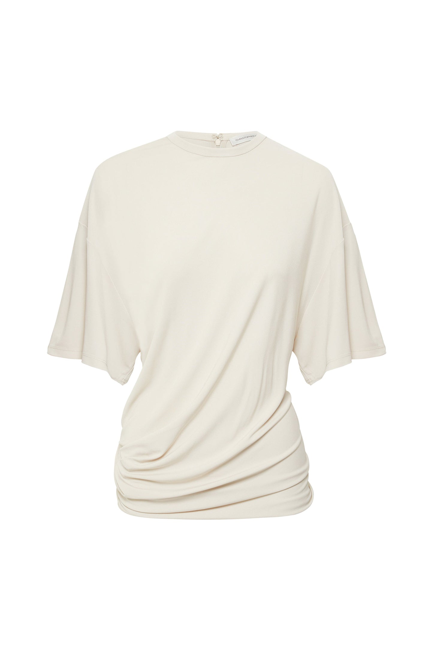 SIDE COWL WAIST TEE