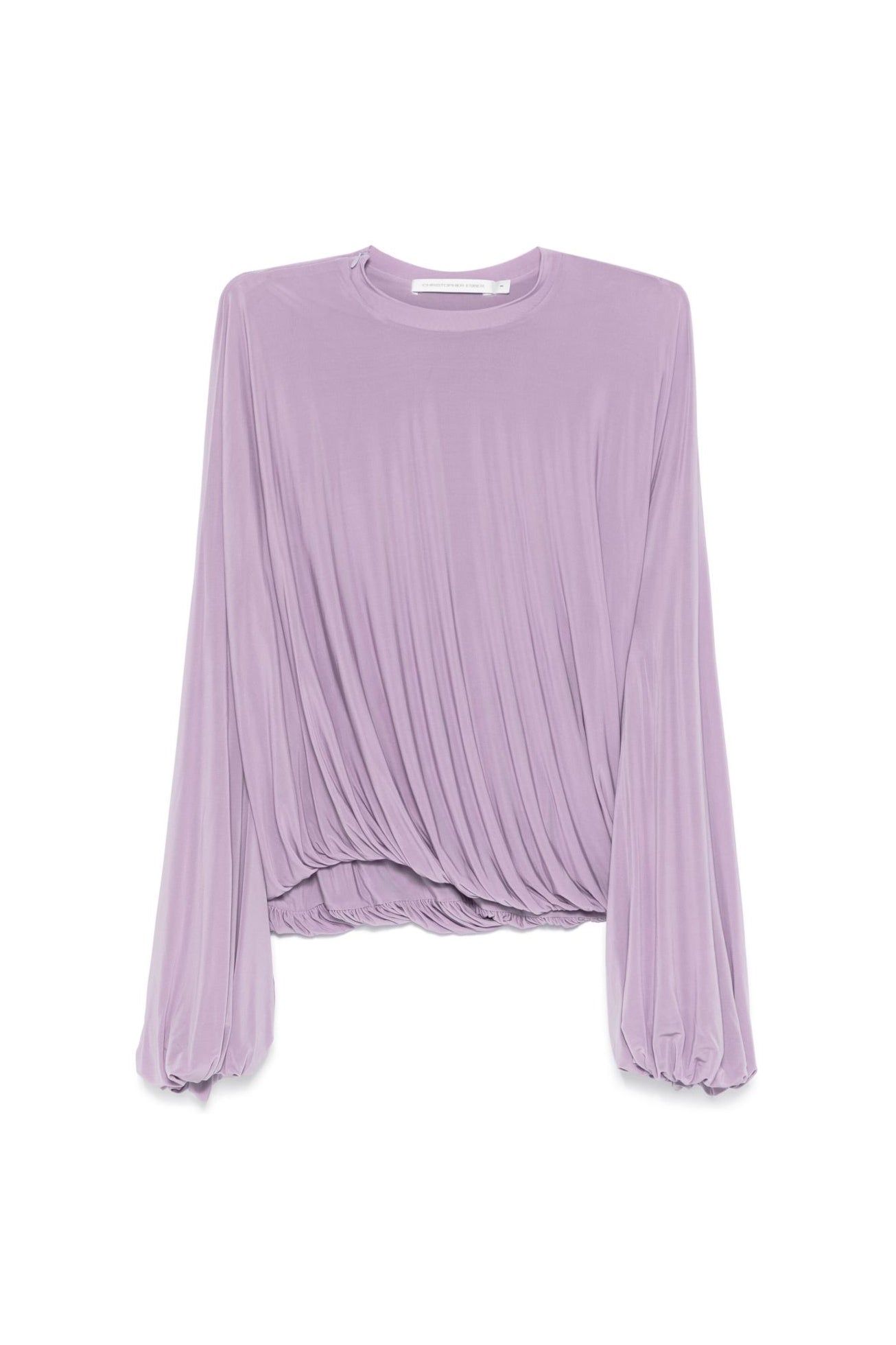 LOOPED DRAPE SWEATER TOP