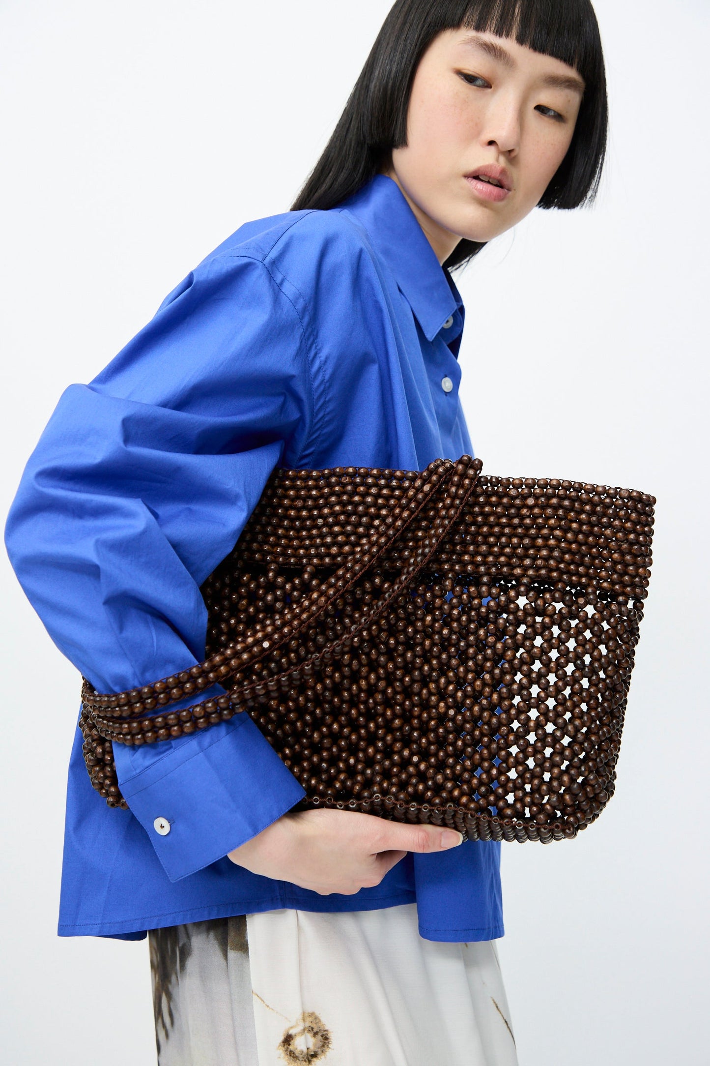 WOODEN BEADS BAG