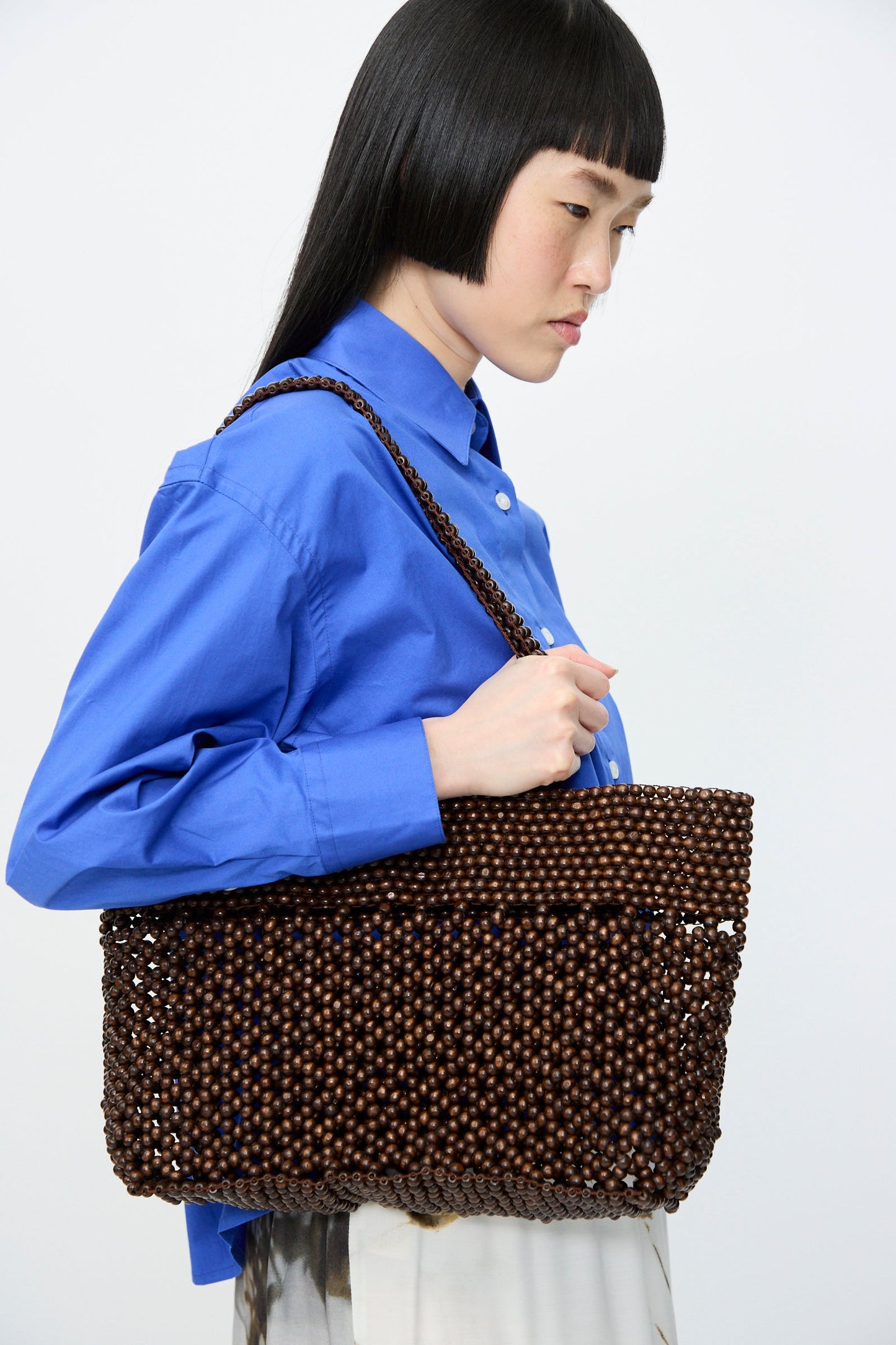 WOODEN BEADS BAG