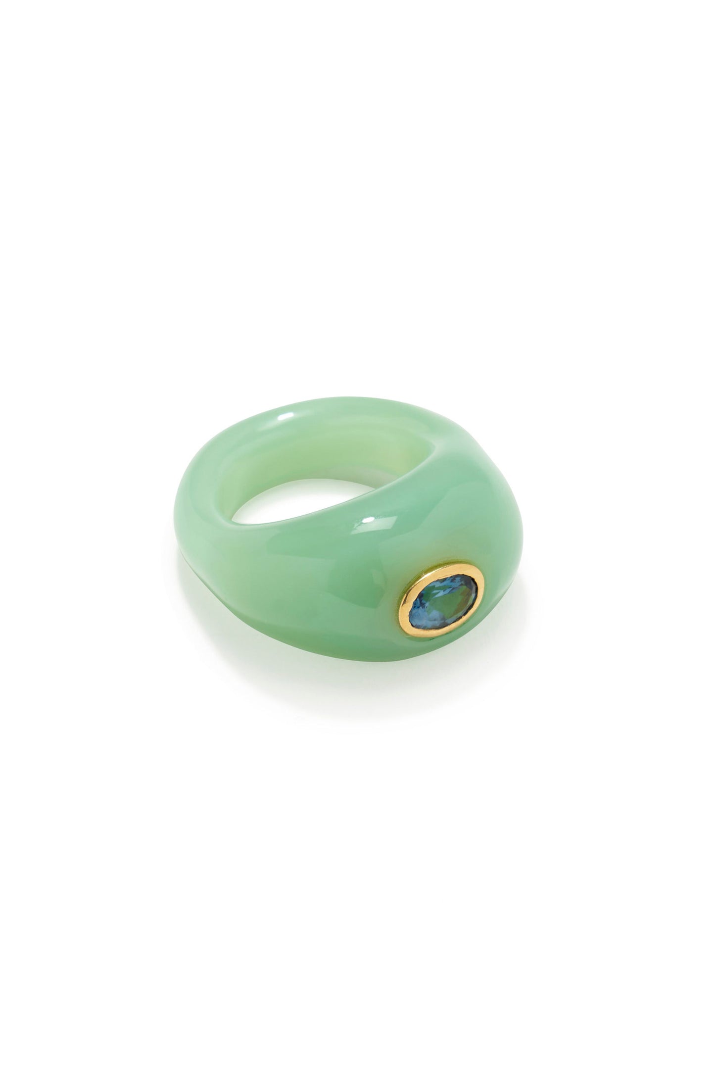 MONUMENT RING IN SAGE - SIZE 6