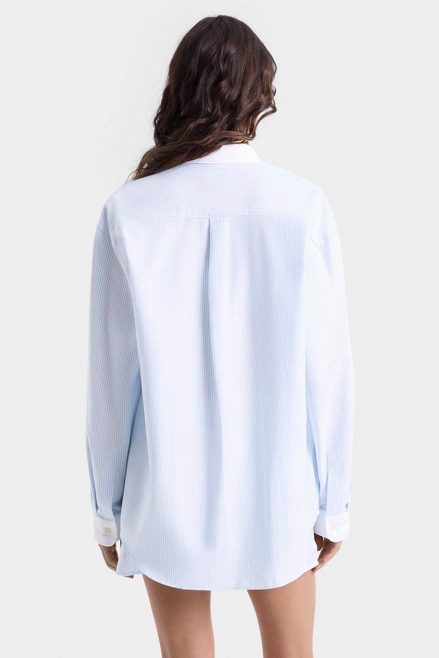 H&W Crest Oversized Oxford Shirt