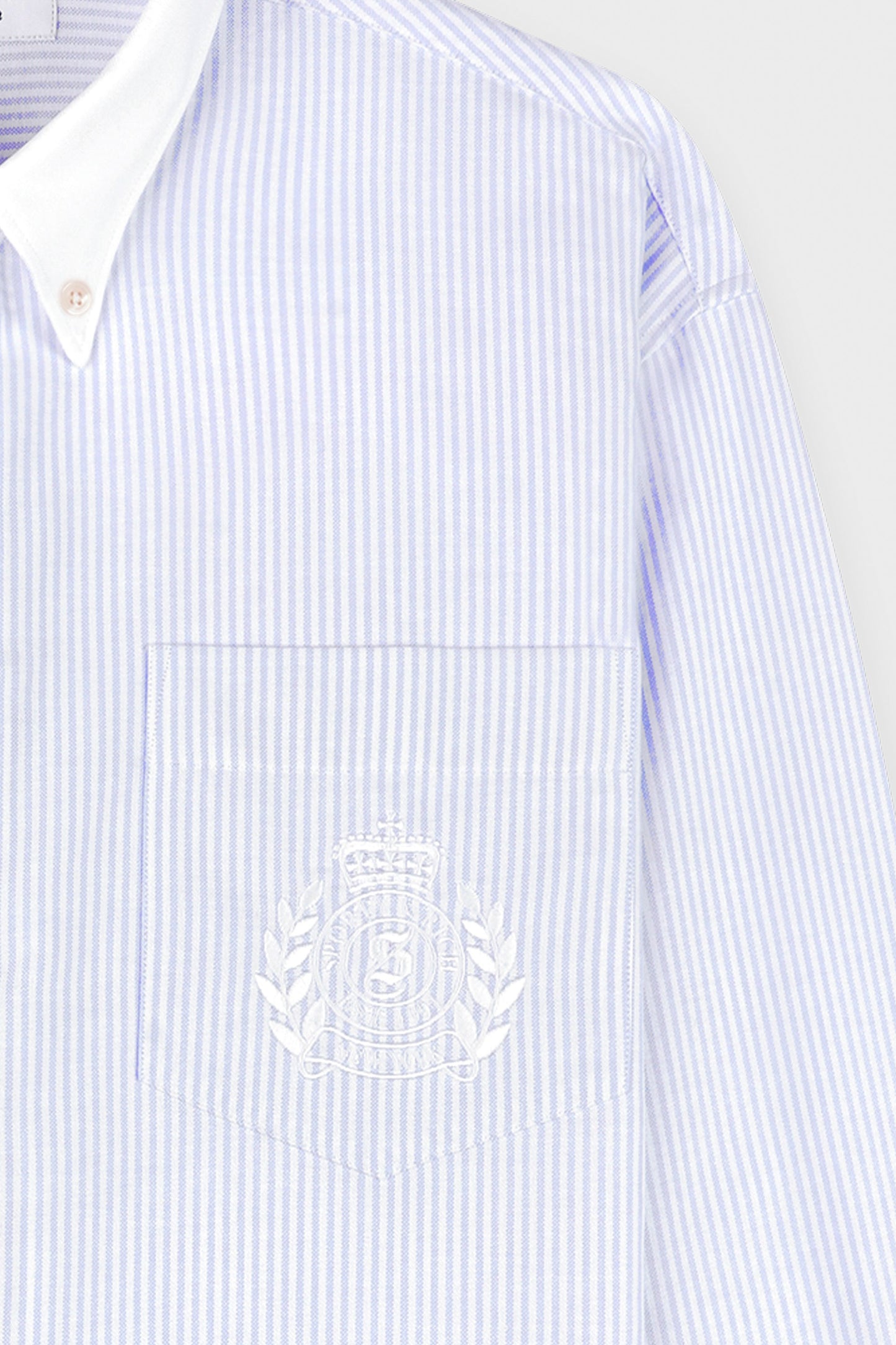H&W Crest Oversized Oxford Shirt
