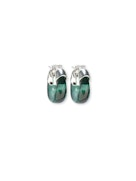 MINI ORGANIC HOOPS IN SILVER FOREST