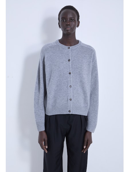 ROUND NECK CARDIGAN