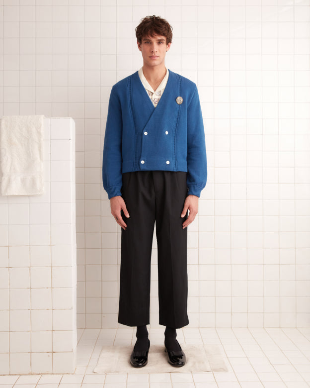 DOUBLE BREASTED CARDIGAN