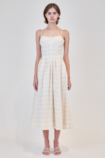 KITTIYA S/L MIDI DRESS