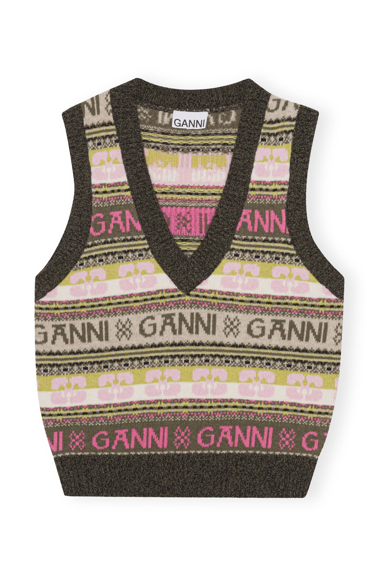 Logo Wool Mix Vest