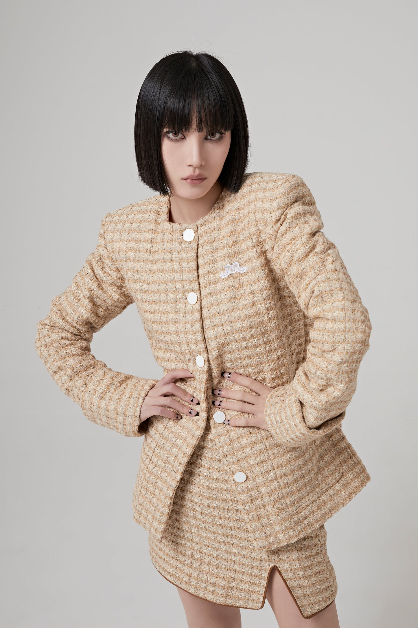 Cotton and Linen Blend Jacket