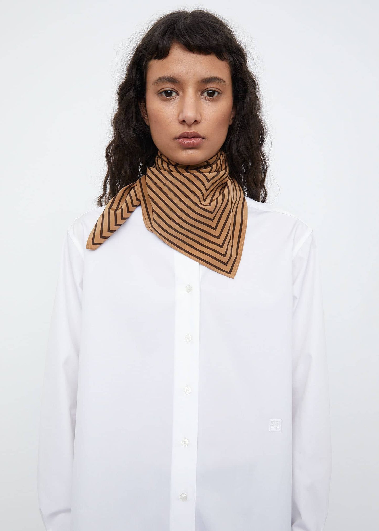 SIGNATURE MONOGRAM SILK SCARF