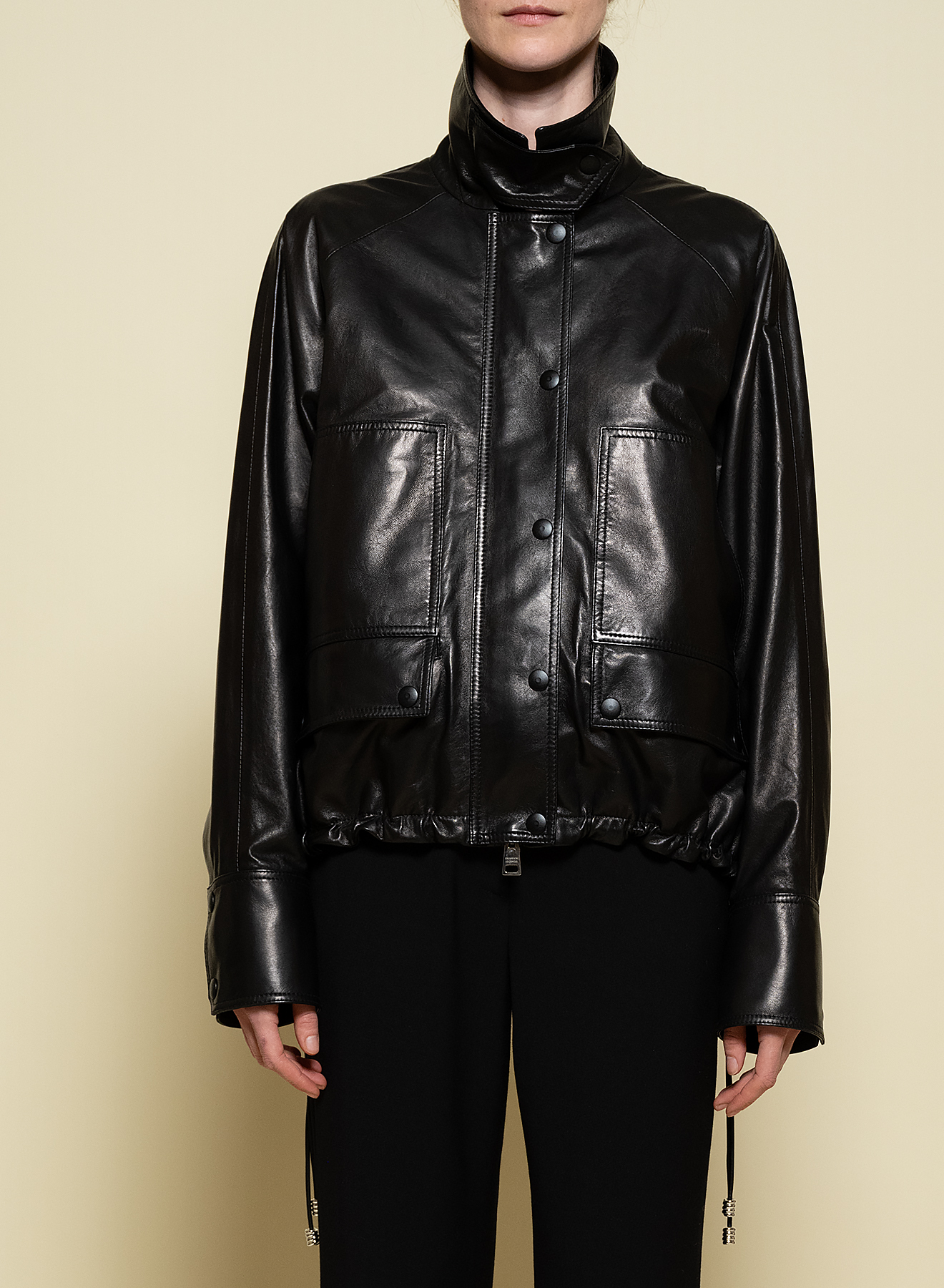 THE HARPER BALLOON JACKET W/ DRAWCORD HEM